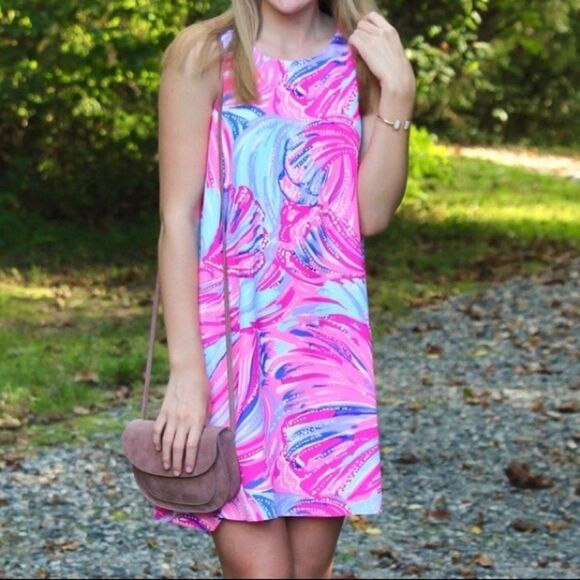 Lilly Pulitzer Magenta Oh My Guava Havana Swing Dress - Picture 6 of 12